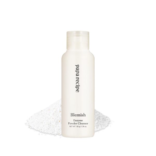 Papa Recipe Blemish Enzyme Powder Cleanser - Soft Exfoliating Facial Wash for Sensitive Skin (50g, 1.72oz) - Korean Skincare for Radiant, Smooth Complexion