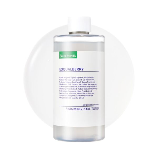 Swimming Pool Toner - Gentle Exfoliating Toner with Natural Enzyme | Boosted Hydration with Hyaluronic Acid | Daily Toner for Sensitive Skin | Korean Skincare, 10.14 Fl. Oz / 300ml