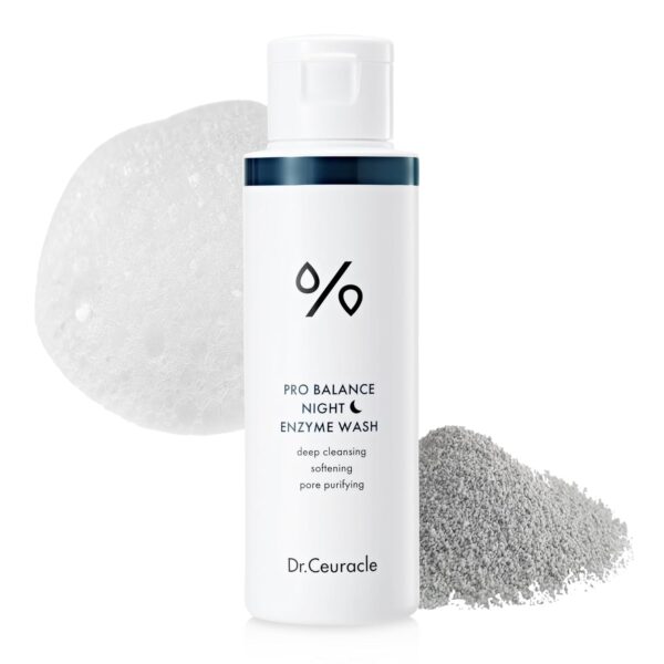 Dr.Ceuracle Pro Balance Enzyme Powder Face Wash - Night Powder Wash with Natural Enzymes for Face, Korean Facial Cleanser for PM Cleansing