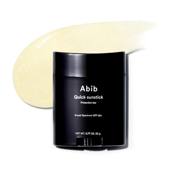 Abib Quick Sunstick Protection Bar SPF50+ 0.77 oz / 22 g (Glowing) | Korean Suncreen Stick Suncare Sunblock, No Whitecast, Protector Solar Barra, Centella Asiatica Extract, Aloe Extract