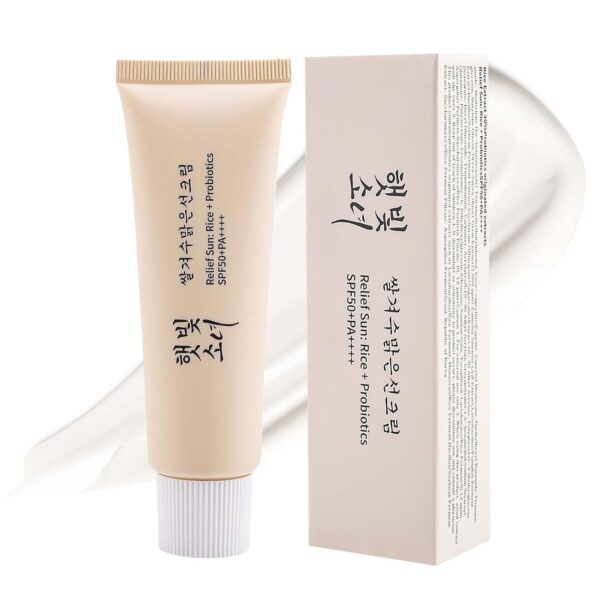 Korean Relief Sunscreen,Sunscreen Korean Sunscreen, SPF 50+,Suit for All Skin Type,Moisturizing Skin