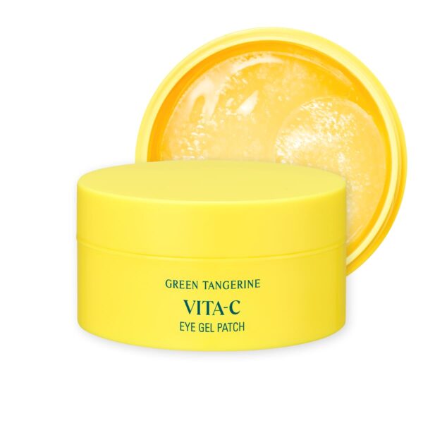 GOODAL Green Tangerine Vitamin C Moisturizing Eye Patch | 5-minute, Hydrating Gel Patch (60 sheets) (2024 Advanced Version)