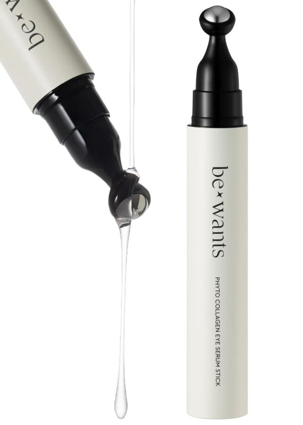 Bewants Instant Eye Bag Remover for Puffiness, Serum Roller for Dark Circles – Under Eye Treatment with Bamboo Water
