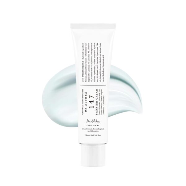 Dr.Althea 147 Barrier Cream | Daily Skin Barrier Care | Deep Hydrating with Hyaluronic Acid & Ceramides | Korean Vegan Skincare for All Skin Types | 1.7 Fl Oz