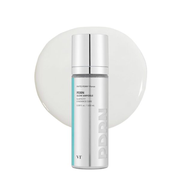 VT COSMETICS PDRN Glow Ampoule, PDRN Facial Mist, Deep Hydration Spray Serum, Vegan Skin Care, Light-weight Face Moisturizer, Fragrance-Free, Korean SkinCare (3.38 fl oz / 100 ml)