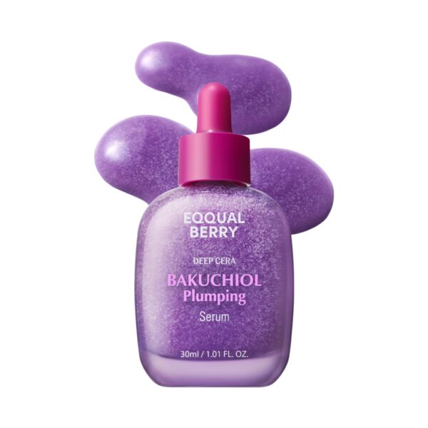 Bakuchiol Plumping Serum – Pore and Wrinkle Minimizer with Bakuchiol | Retinol Alternative for Sensitive Skin | Enhances Firmness and Elasticity with Ceramide and Peptides, 1.01oz / 30ml