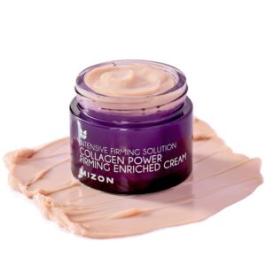MIZON Collagen Line. Collagen Power Firming Enriched Cream, Korean skincare, wrinkle care, firm skin, anti aging (1.69 FL oz)