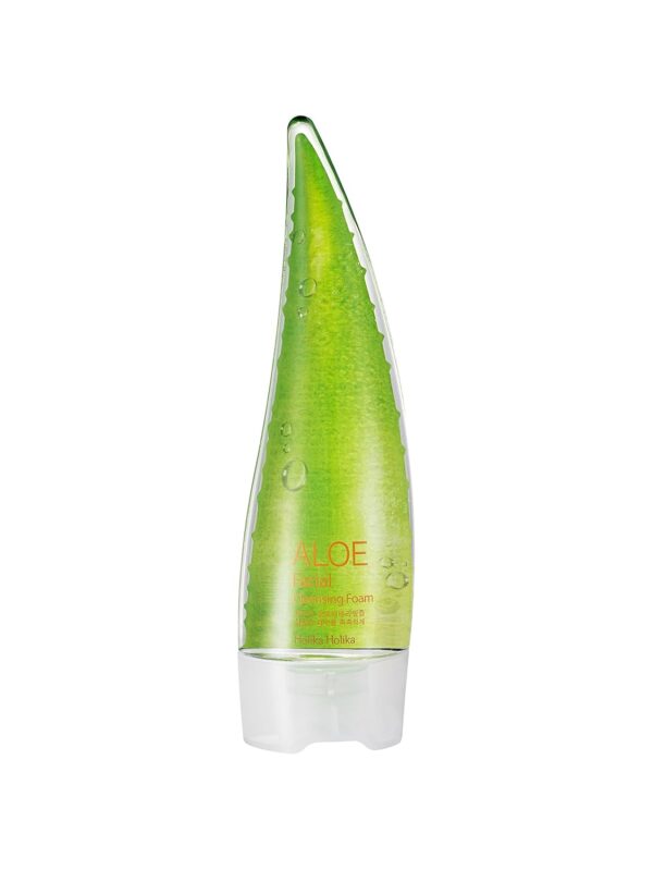HOLIKA HOLIKA Aloe Facial Cleansing Foam, 5.07 fl.oz.